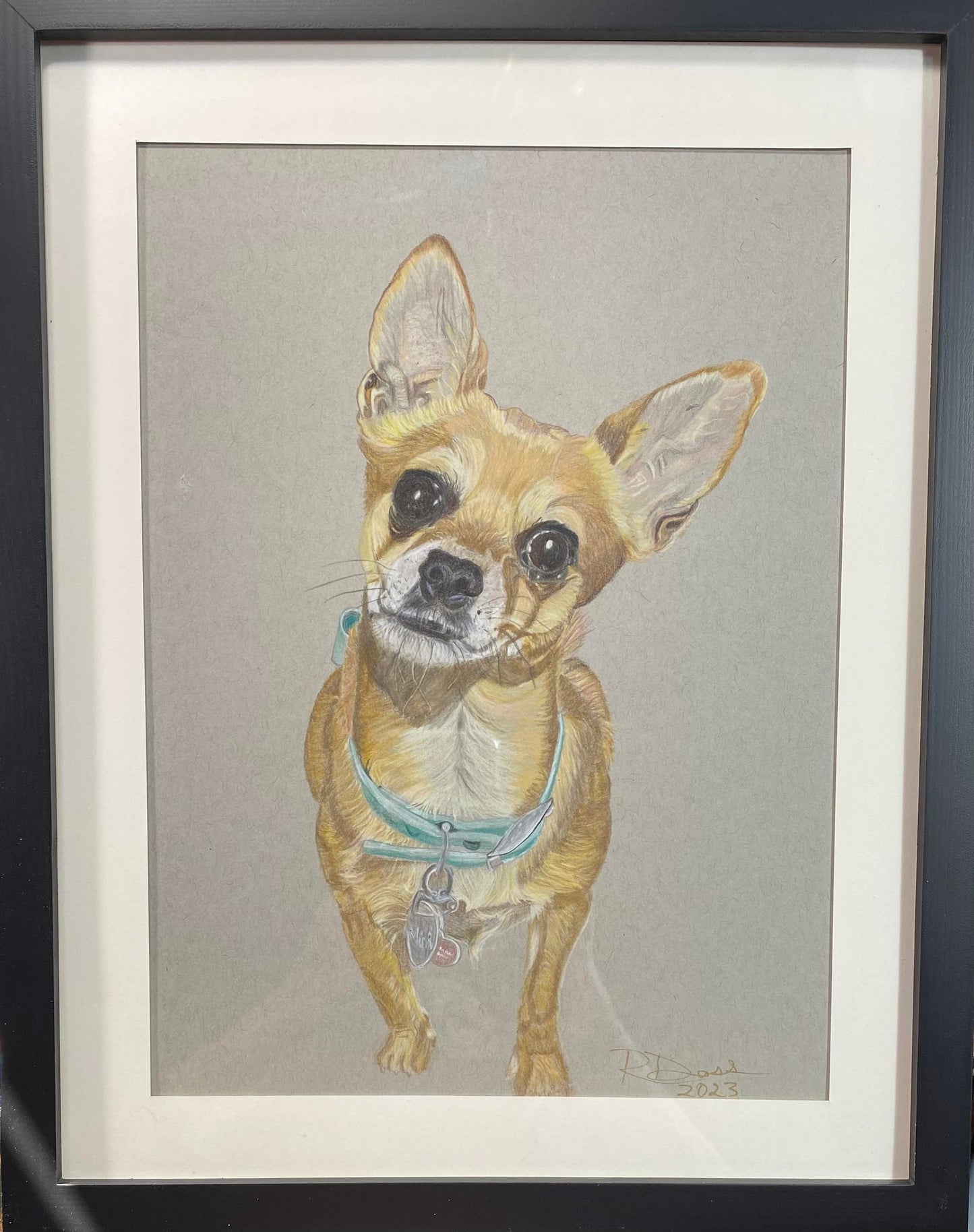 Commissioned Custom Pet Art, Drawing, Painting
