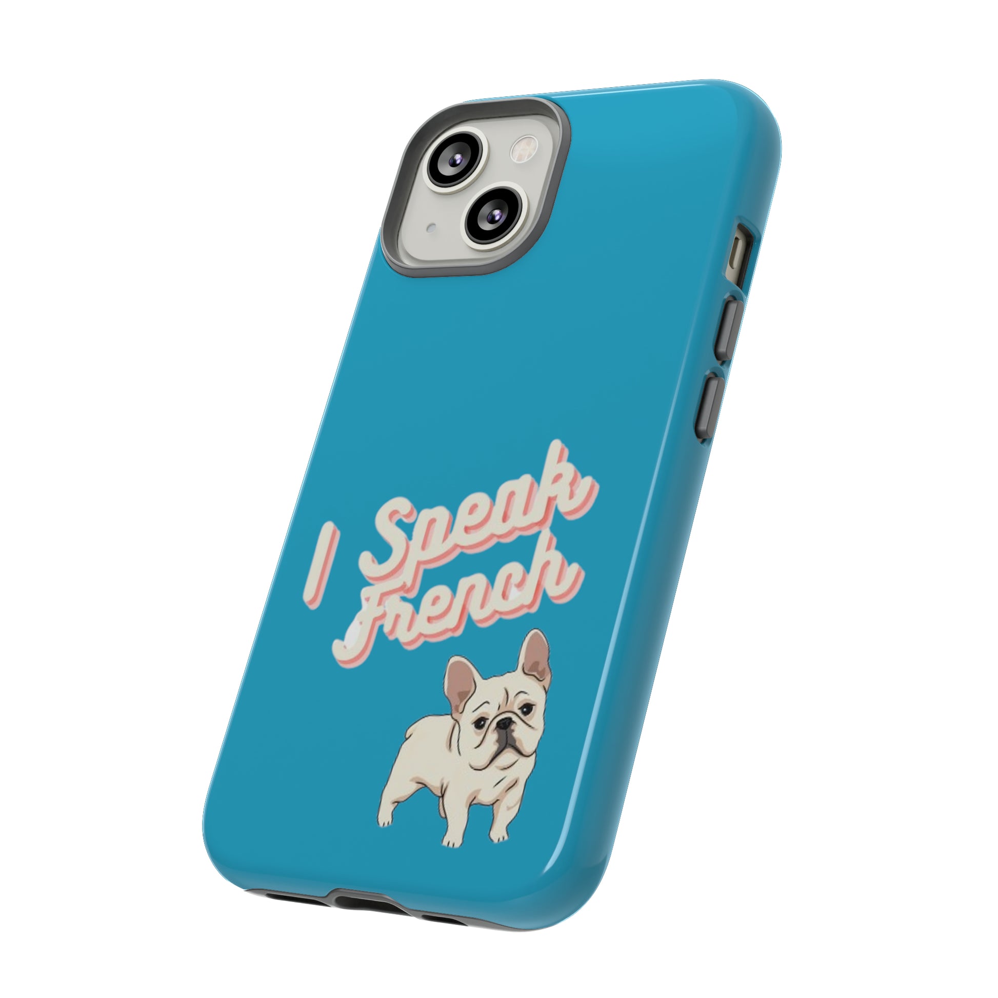 I Speak French blue iPhone 13-15 case