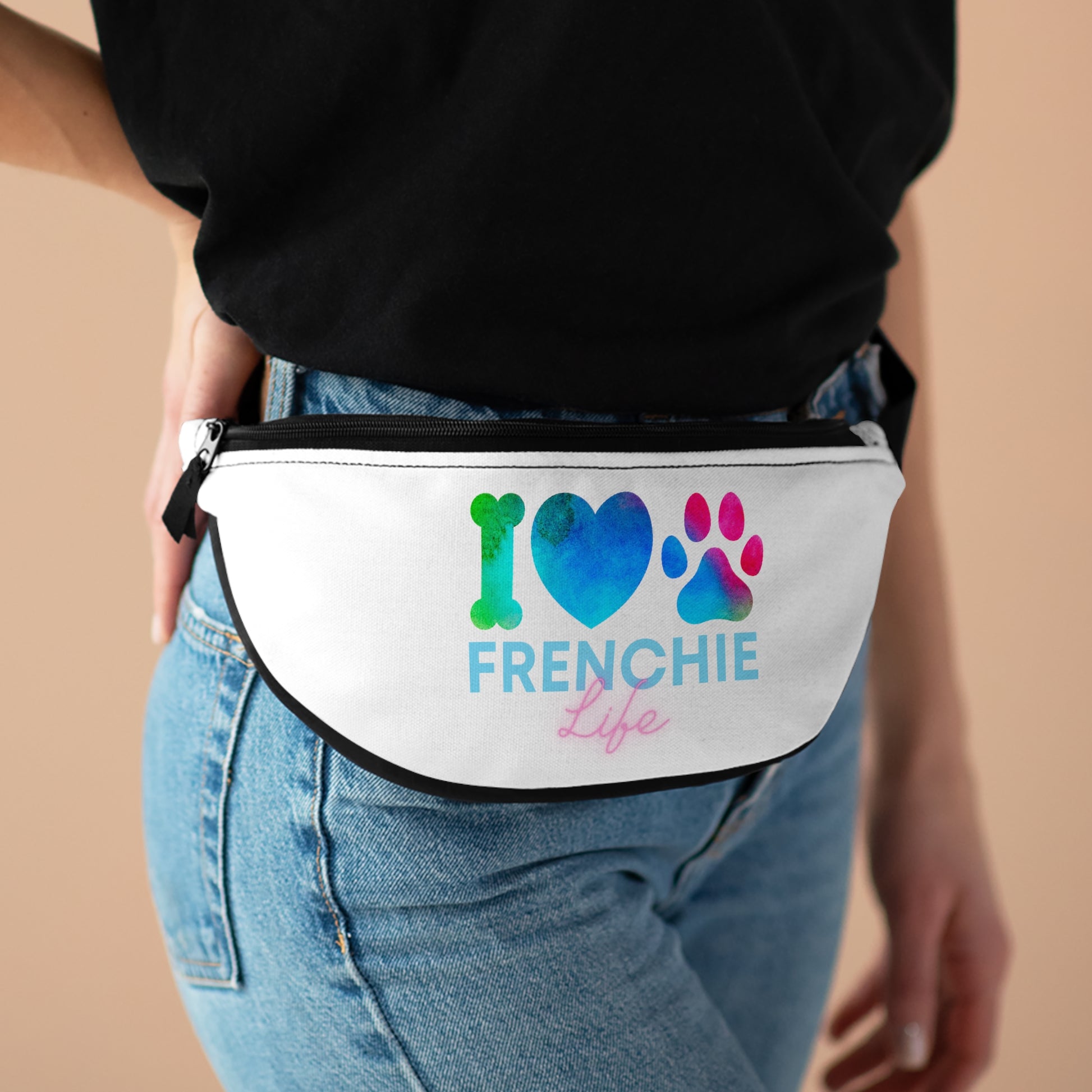 I Love Frenchie Life fanny pack - waist bag