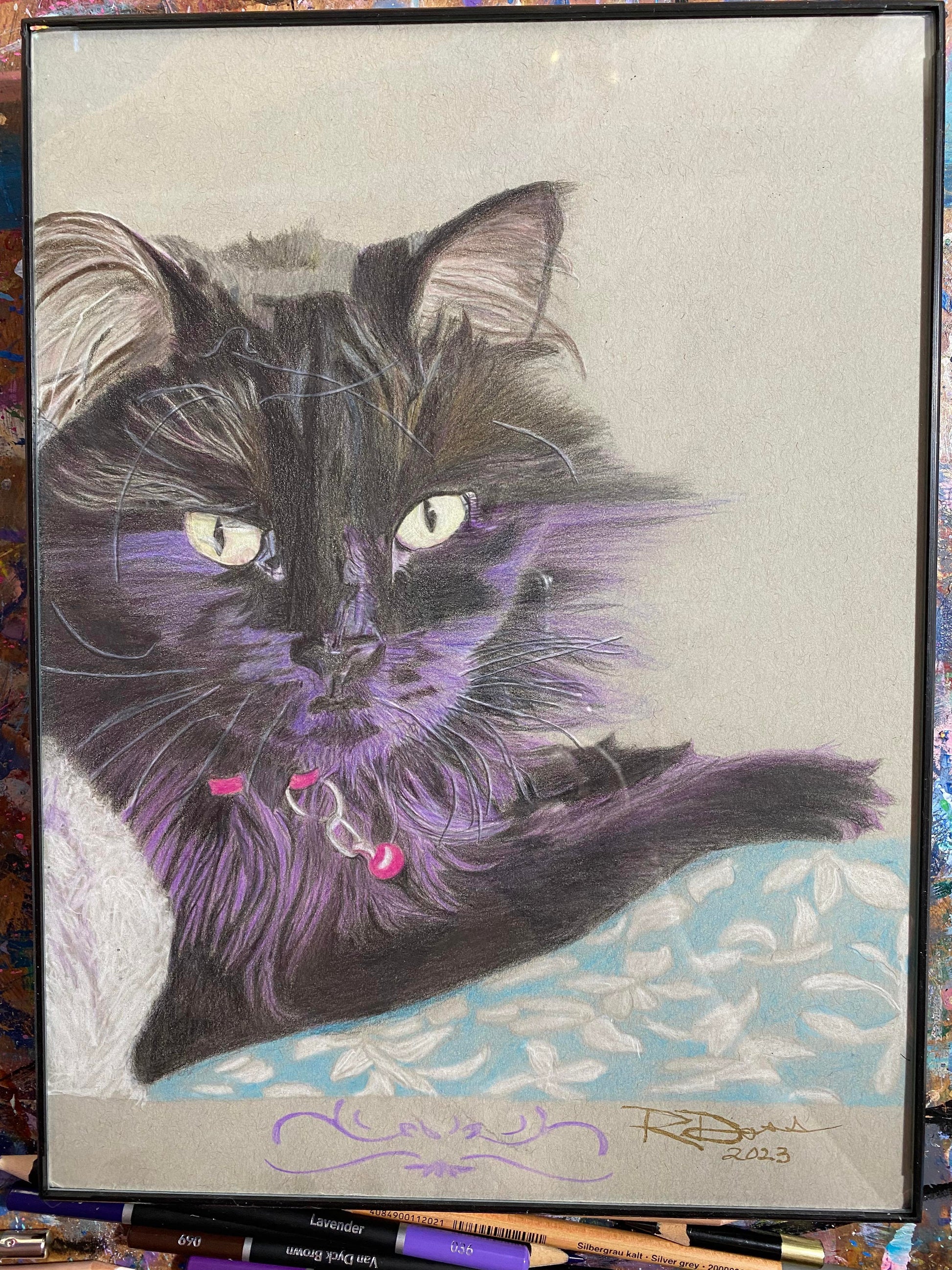 Commissioned Custom Pet Art, Drawing, Painting