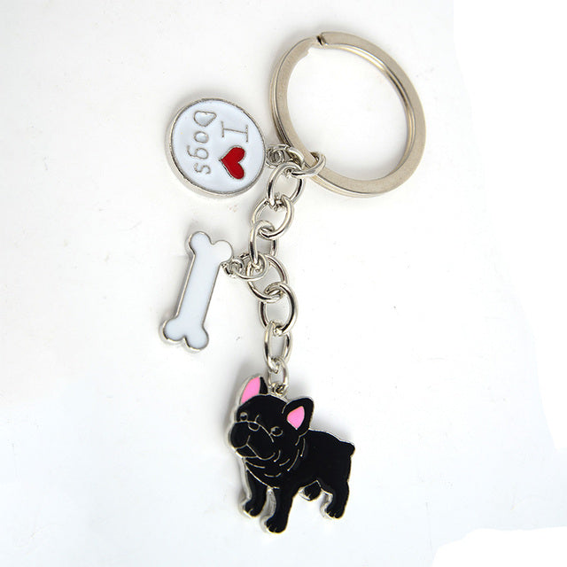 French Bulldog Key Chains