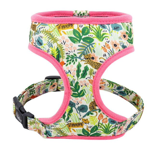 Floral dog pet harness for frenchies