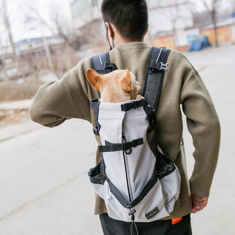 Outdoor Travel Dog Carrier Backpack Faithful Frenchie Farm