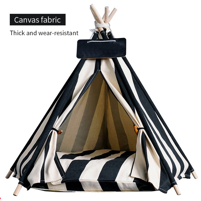 Teepee dog outlet house